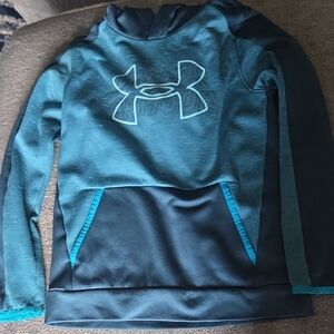 Boys Under Armour Blue Pullover with Logo